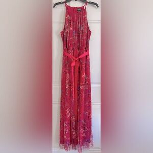 NWT Candalite Y2K Maxi Dress Size L‎ Pink Floral Forest Fairy Whimsical Feminine